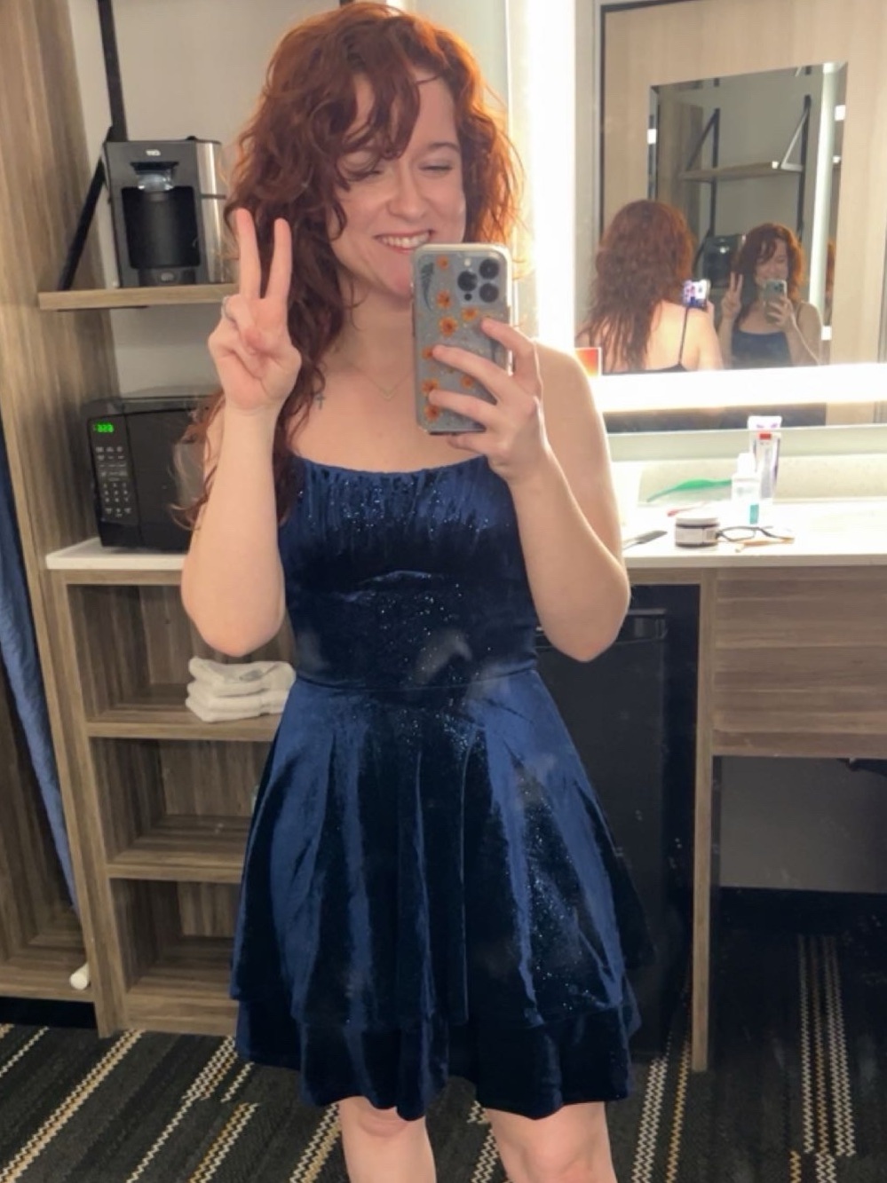 Midnight blue dress